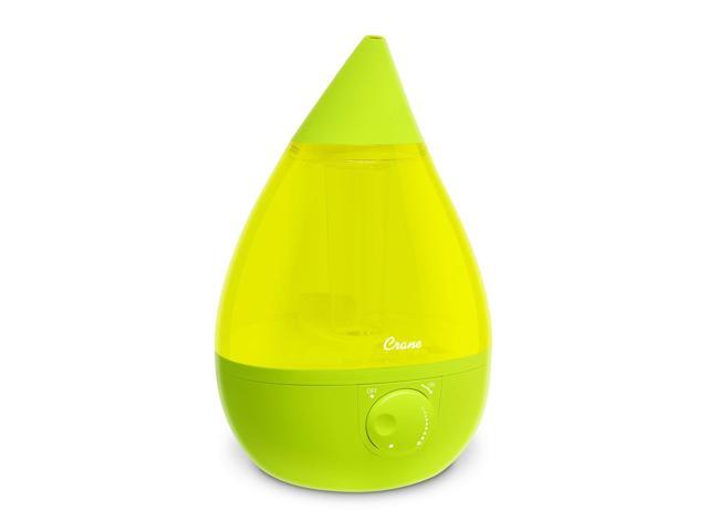 Crane Ultrasonic Cool Mist Humidifiers for Bedroom, Baby Nursery, Kids Room, Plants, or Office, Large 1 Gallon Tank, Filter Optional, Green