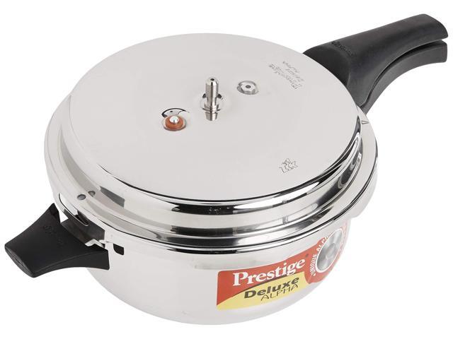 Prestige Deluxe Stainless Steel Deep Pressure Pan 5 liters