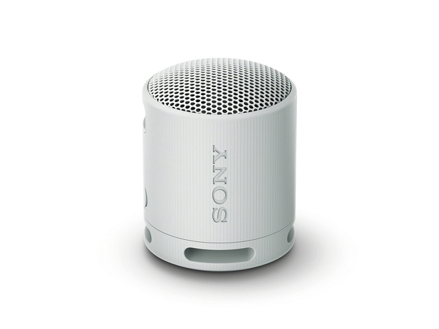 SRS-XB100 Wireless Bluetooth Portable Lightweight Speaker, Light Gray 16 Hr Battery, Super-Compact Travel Speaker, IP67 Waterproof & Dustproof...