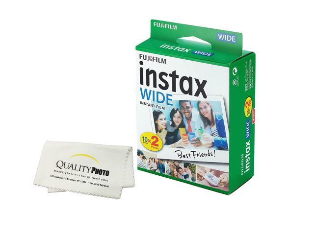 Fujifilm instax Wide Instant Film 2 Pack (20 Exposures) for use with Fujifilm instax Wide 300, 200, and 210 cameras