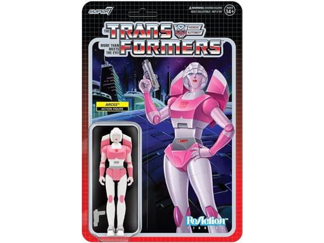 Super7 Transformers Arcee - 3.75' Transformers Action Figure with Accessory Classic Cartoon Collectibles and Retro Toys