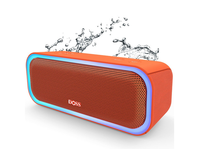 SoundBox Pro Bluetooth Speaker, 20W Stereo Sound, Active Extra Bass Portable, 20H Playtime, Multi-Colors Lights, TWS Pairing, IPX6 Waterproof,...
