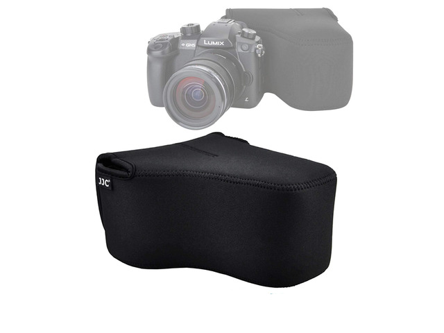 JJC Ultra Light Neoprene Camera Case Pouch Bag for Canon EOS R EOS RP +24-105mm Lens 80D 70D 750D +18-135/17-85/18-55mm Nikon D7500 D7200 D5500 ...