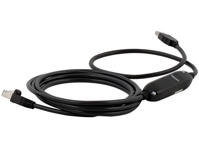 SCHNEIDER ELECTRIC TCSMCNAM3M002P Adaptor Kit, RJ45 to USB, 8.2 ft, Altivar