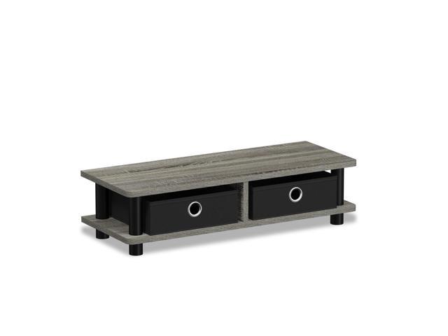 Turn-N-Tube Monitor Stand French Oak Grey/Black