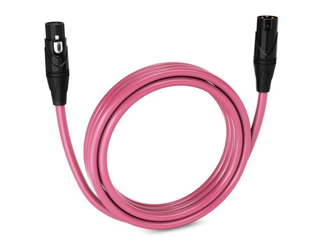 LyxPro 10 Feet XLR Microphone Cable Balanced Male to Female 3 Pin Mic Cord for Powered Speakers Audio Interface Professional Pro Audio Performance...