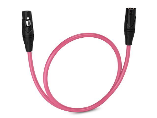 LyxPro 1.5 Feet XLR Microphone Cable Balanced Male to Female 3 Pin Mic Cord for Powered Speakers Audio Interface Professional Pro Audio Performance...