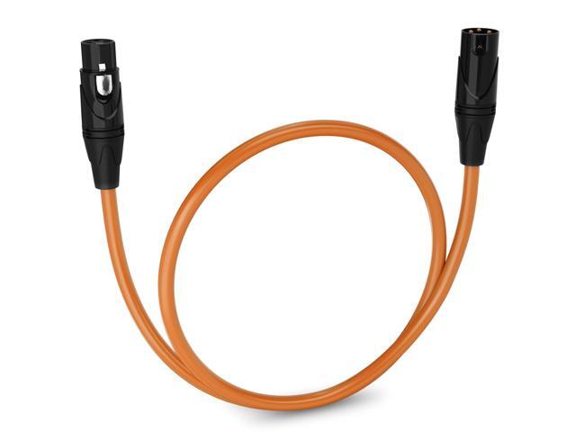 LyxPro 1.5 Feet XLR Microphone Cable Balanced Male to Female 3 Pin Mic Cord for Powered Speakers Audio Interface Professional Pro Audio Performance...