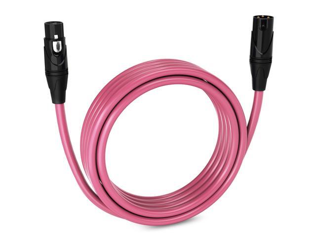 LyxPro 15 Feet XLR Microphone Cable Balanced Male to Female 3 Pin Mic Cord for Powered Speakers Audio Interface Professional Pro Audio Performance...