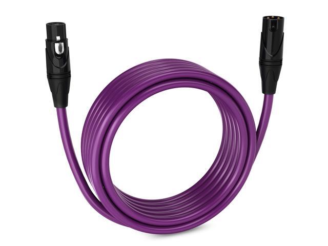 LyxPro 20 Feet XLR Microphone Cable Balanced Male to Female 3 Pin Mic Cord for Powered Speakers Audio Interface Professional Pro Audio Performance...