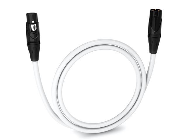 LyxPro 3 Feet XLR Microphone Cable Balanced Male to Female 3 Pin Mic Cord for Powered Speakers Audio Interface Professional Pro Audio Performance...