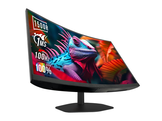 Curved 27-inch Prime Gaming Monitor 1500R 100Hz HDMI X2 DisplayPort 1ms 100% sRGB, Build-in Speakers Machine Black 2025 (C275W-FW100T Series)