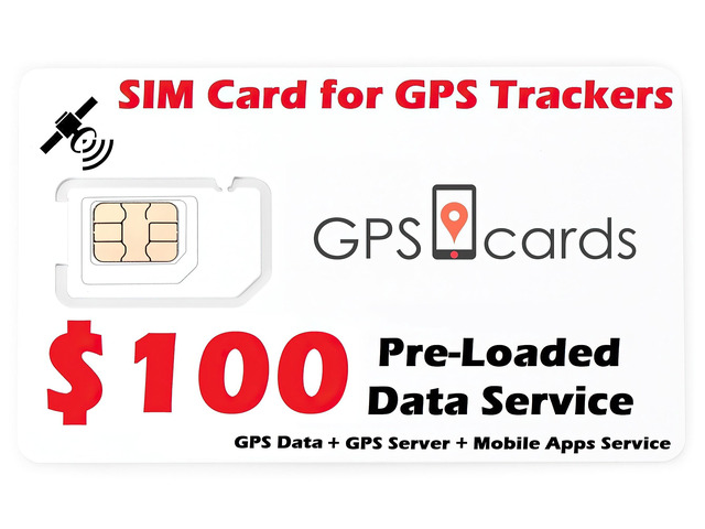 GPS SIM Cards for Megastek GVT-430 Portable Car Tracker + Nationwide Coverage