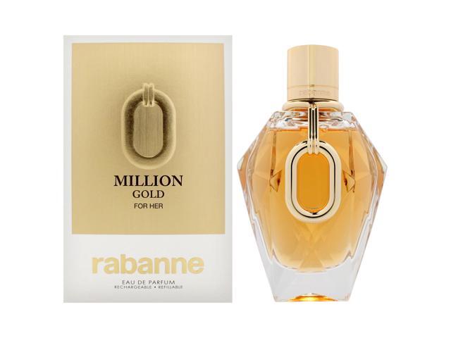 Million Gold By Paco Rabanne For Women - 3 Oz Edp Spray (Refillable)