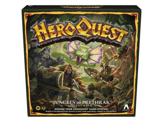 Avalon Hill Heroquest Jungles Of Delthrak Quest Pack Roleplaying Games Ages 14+ 2 To 5 Players Requires Heroquest Game System To Play