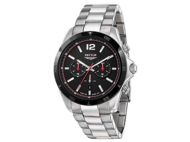 Sector 650 Chronograph Stainless Steel Black Dial Quartz R3273631004 100M Men'S Watch