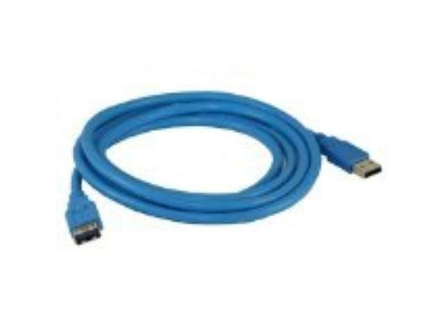 Micro Connectors 3 Feet Superspeed USB 3.0 Extension Cable Type A-Male To Female (E07-303AMF-BL)