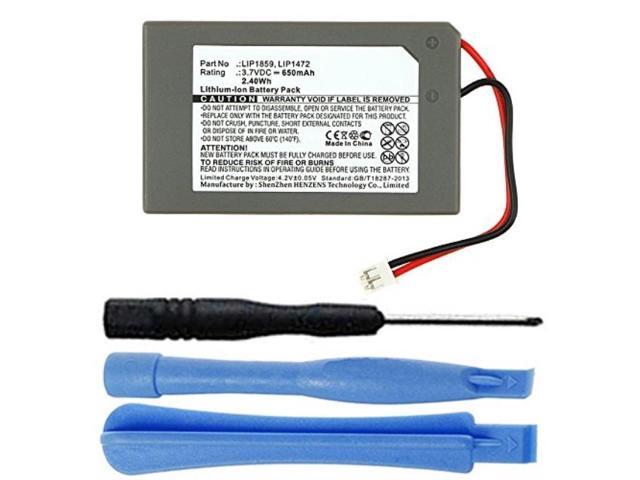 replacement lip1472 lip1859 battery pack for sony playstation 3 ps3 sixaxis wireless controller with installation tools