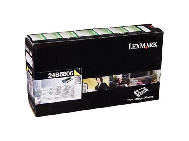 Lexmark 24B5806 Yellow Extra High Yield Return Program Toner Cartridge