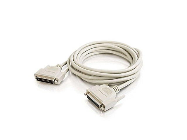 aya 15ft 15 feet db25 male to female m/f extension ieee1284 parallel cable ul certified