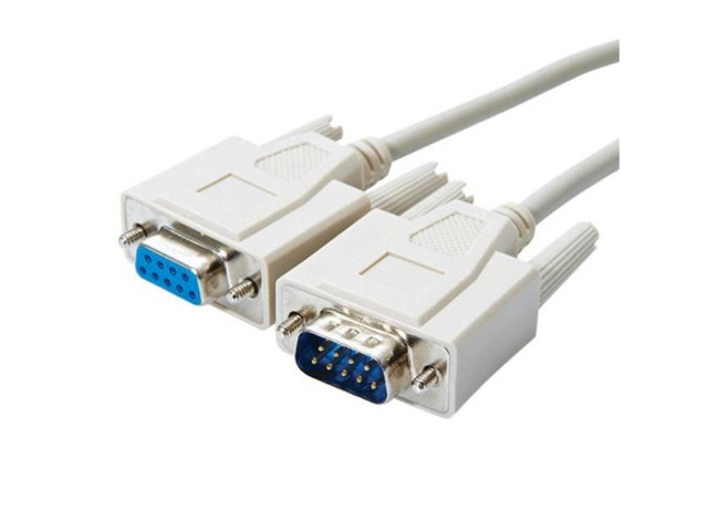 aya 6ft 6 feet db9 serial rs232 male to female straightthrough extension cable