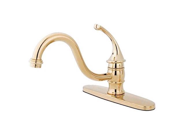 Kingston Brass KB3572GLLS Single Handle 8' Kitchen Faucet without Sprayer