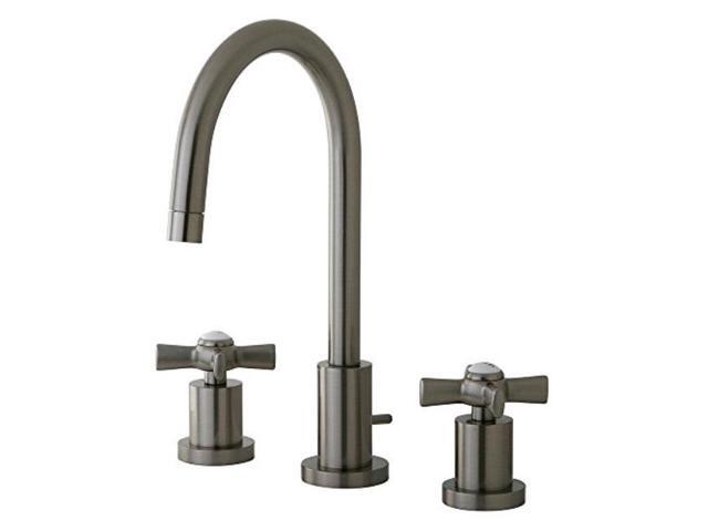 Kingston Brass KS8958ZX Kingston Brass Millennium Mini Widespread Kitchen Faucet, Satin Nickel