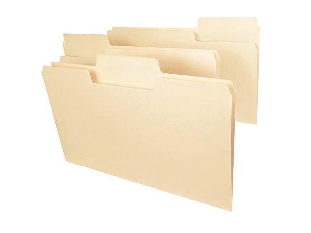 Smead 15401 - SuperTab Heavyweight Folder, Manila, 1/3 Cut, Legal, 50/BX