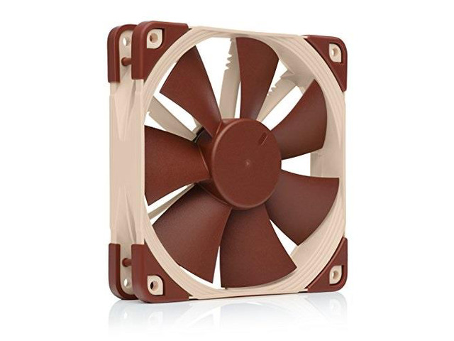 Noctua NF-F12 5V PWM, Premium Quiet Fan with USB Power Adaptor Cable, 4-Pin, 5V Version (120mm, Brown)