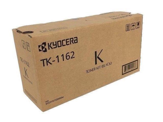 Black Toner Cartridge for Kyocera TK-1162 ECOSYS P2040dw, Genuine Kyocera Brand