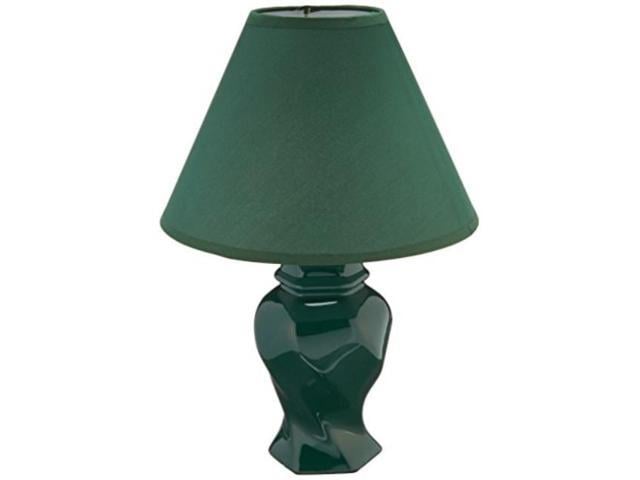 Photos - Fan ore international 606gn ceramic table lamp, green ADIB0019CFN1O