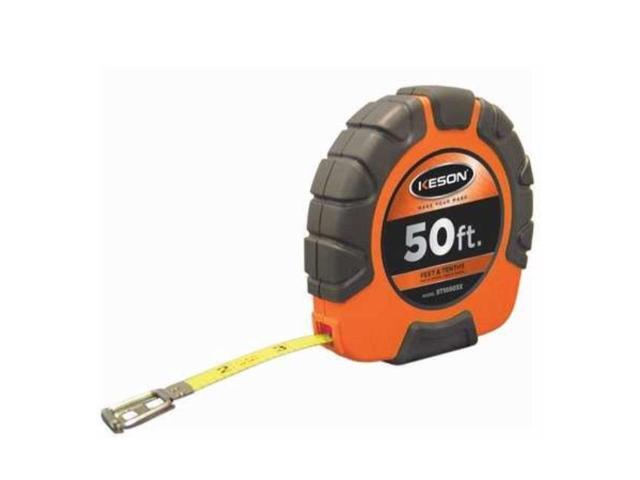 KESON ST10503X 50 ft Engineer's Tape Measure, 3/8 in Blade