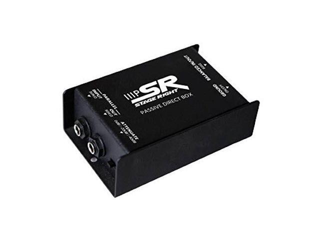 Monoprice Sound Block Passive Direct Box with Ground Lift and Attenuator, Bidirectional Impedance Matching - Stage Right Series