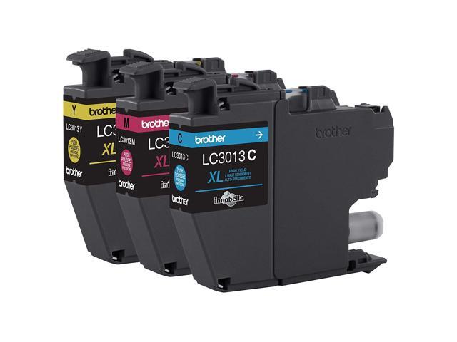 Brother Printer Genuine LC30133PKS 3-Pack High Yield Color Ink Cartridges, Page Yield Up to 400 Pages/Cartridge, Includes Cyan, Magenta and Yellow,...