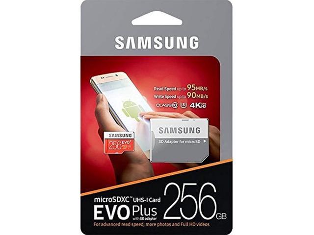 UPC 993257311589 product image for Samsung EVO+ 256GB UHS-I microSDXC U3 Memory Card with Adapter (MB-MC256DA/AM) | upcitemdb.com