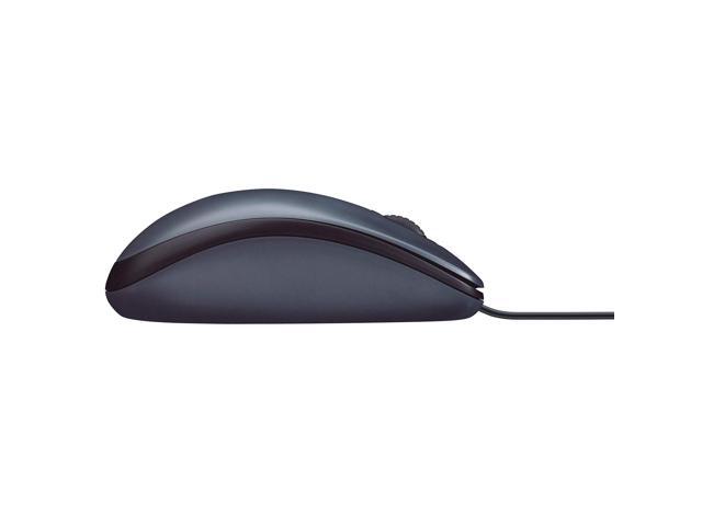 Logitech M100 Corded Mouse - Wired USB Mouse for Computers and Laptops, for Right or Left Hand Use, Black