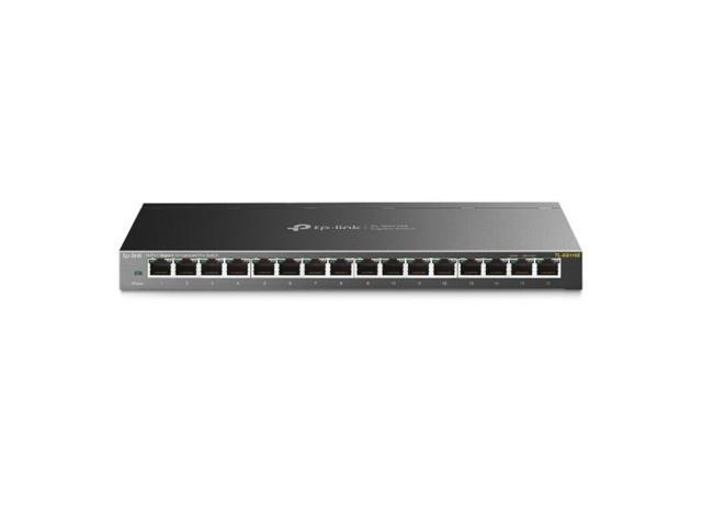 TP-Link TL-SG116E Network 16-Port Gigabit Desktop Switch 4-Port 56W Pro
