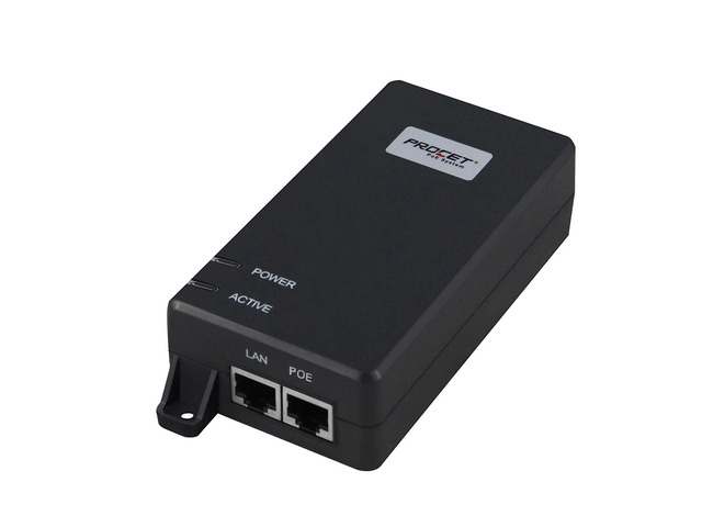 Procet 10Gbps Power-Over-Ethernet Active Poe-Injector-Midspan 60W 55V, Ul Certificate, For A New Range Of Applications Including 802.11Ax Access...