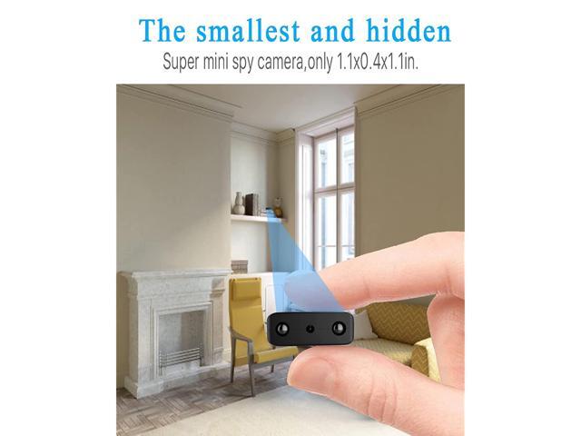 Mini Spy Camera Wifi, Smallest Hidden Cameras For Home Security Surveillance With Video Small Portable Nanny Cam With Phone App, Motion Detection,...