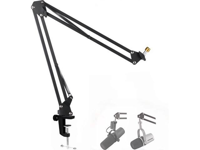 Sm7B And Mv7 Boom Arm, Heavy Duty Mic Arm Desk Mount Adjustable Suspension Mic Stand Compatible With Shure Sm7B And Shure Mv7 Vocal Dynamic.