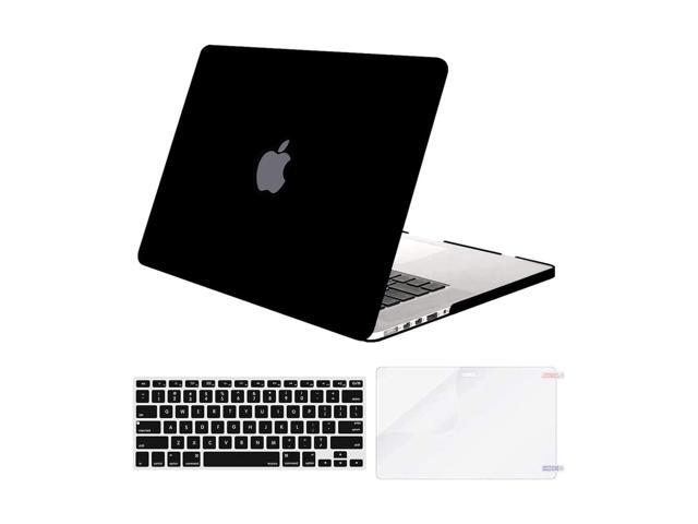 Plastic Hard Shell Case & Keyboard Cover & Screen Protector Only Compatible With Macbook Pro Retina 15 Inch (Model: A1398, Older Version Release.
