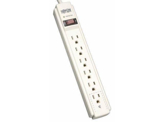 Tripp Lite TLP604 Surge Protector Strip 120V 6 Outlet 4ft Cord 790 Joule