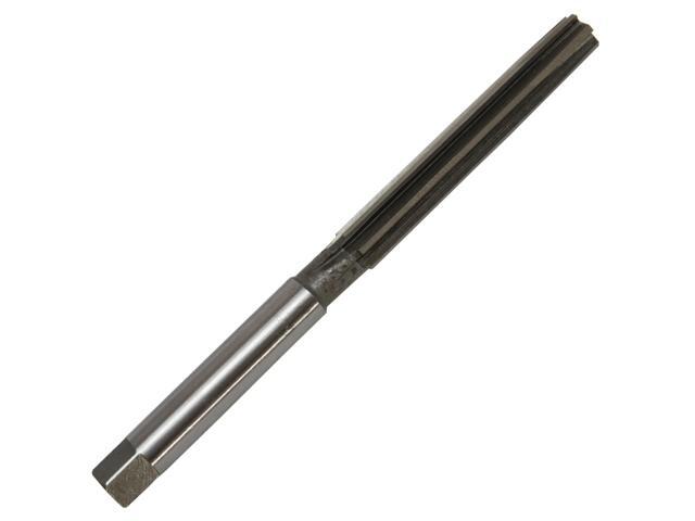 Drill America DWRRHD Series Qualtech High-Speed Steel Hand Reamer, Straight Flute, Round Shank, Uncoated (Bright) Finish, 3/8' Size (Pack of 1)