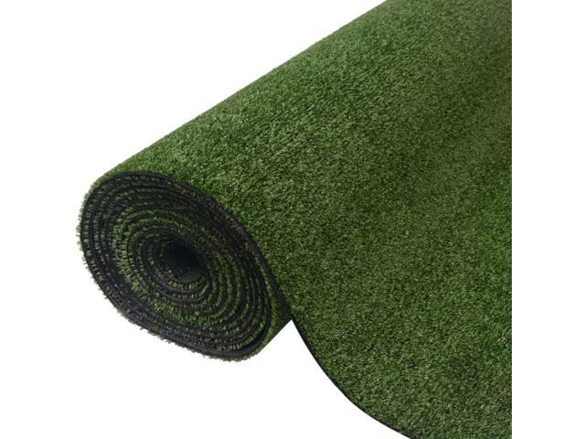 vidaXL Artificial Grass Fake Grass Artificial Turf 4.9'x65.6'/0.3'-0.4' Green