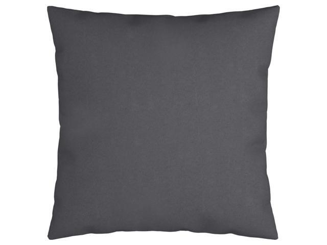 vidaXL Throw Pillows 4 pcs Anthracite 23.6'x23.6' Fabric