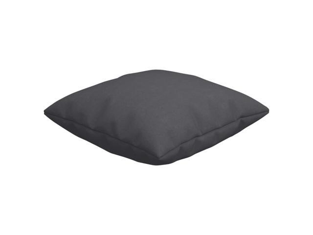 vidaXL Throw Pillows 4 pcs Anthracite 23.6'x23.6' Fabric