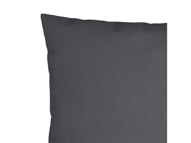 vidaXL Throw Pillows 4 pcs Anthracite 23.6'x23.6' Fabric