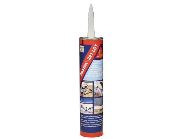Sika Sikaflex 291 Lot Slow Cure Adhesive & Sealant 10.3Oz(300Ml) Cartridge - White