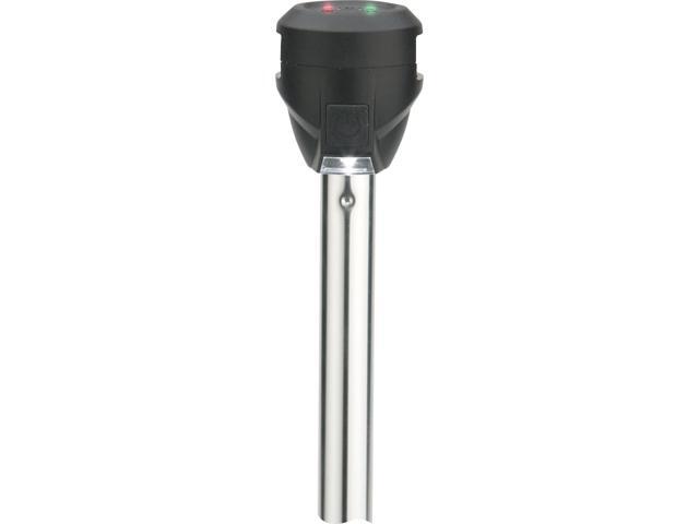 Attwood Lightarmor Bi-Color Navigation Pole Light - Angled - 14'