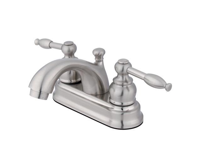 Kingston Brass KB2608KL Two Handle 4' Centerset Lavatory Faucet with Retail Pop-
